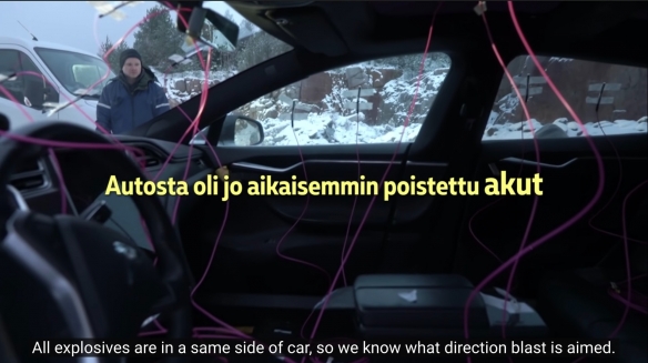 特斯拉車主不滿維修費高達2萬歐元 綁上炸藥將車炸燬 特斯拉車主不滿維修費高達2萬歐元 綁上炸藥將車炸燬