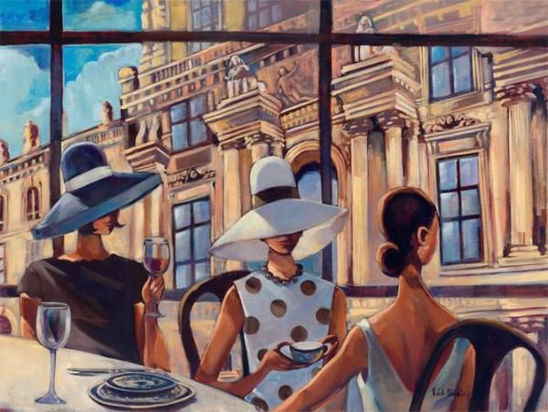 美國復古形象畫家 崔西·比德爾 作品欣賞 美國復古形象畫家 崔西·比德爾 作品欣賞