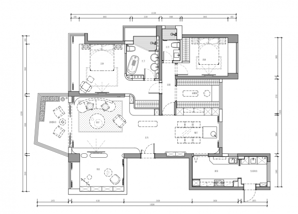 170㎡大平層這樣裝實用好看又大氣 內含平面圖 170㎡大平層這樣裝實用好看又大氣 內含平面圖