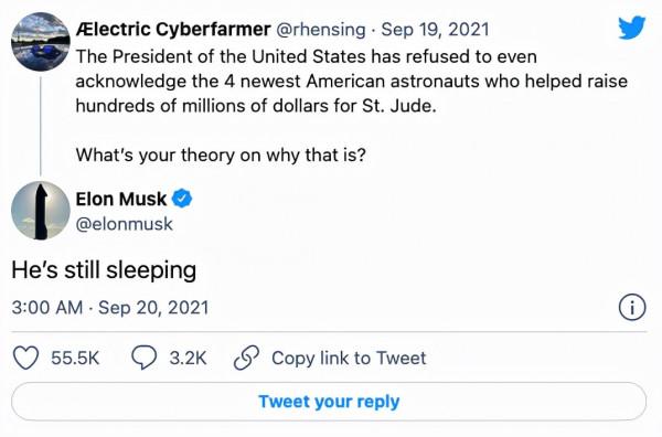 馬斯克再批美國總統拜登：美汽車工會的“傀儡”