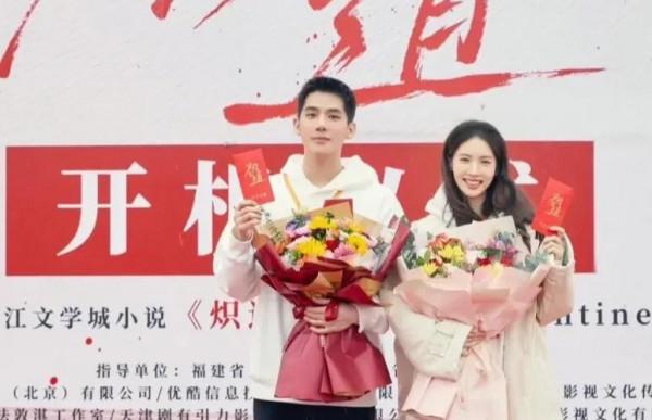 上月王安宇和楊穎的姐弟戀劇剛開機，這個月和金晨姐弟戀劇又開機