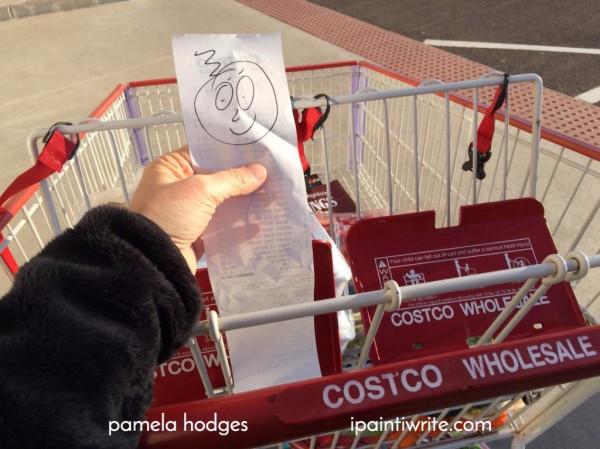 妹子在超市給收據畫笑臉每小時賺200塊錢!為此，外國網友們吵翻了