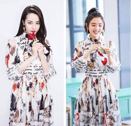 迪麗熱巴撞衫唐藝昕,小3歲氣質卻相差太大,網友:還是她贏了 迪麗熱巴撞衫唐藝昕,小3歲氣質卻相差太大,網友:還是她贏了