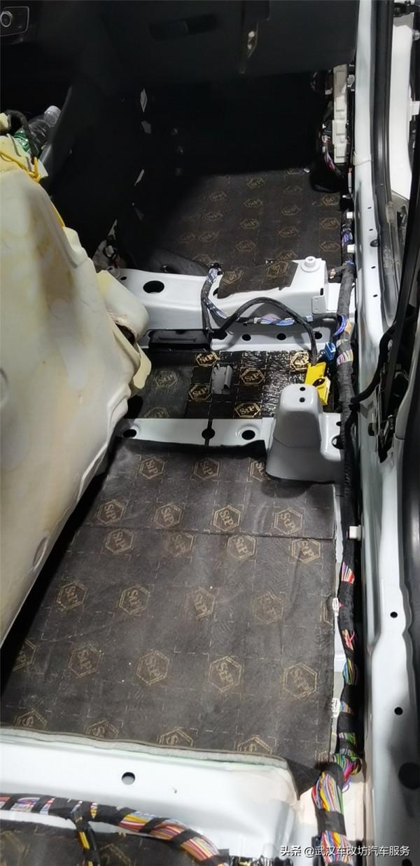 針對處理隔音全面提升 武漢歌德寶馬X1汽車隔音改裝