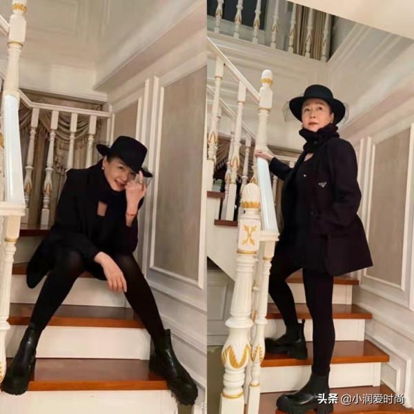 63歲恬妞老年發福也時髦,穿西裝搭樂福鞋端莊顯瘦,從容服老真美 63歲恬妞老年發福也時髦,穿西裝搭樂福鞋端莊顯瘦,從容服老真美