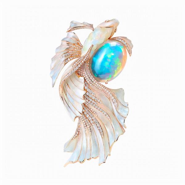 將魚之美在首飾上完美演繹,寶詩龍仙氣繚繞,國風首飾意境優美 將魚之美在首飾上完美演繹,寶詩龍仙氣繚繞,國風首飾意境優美