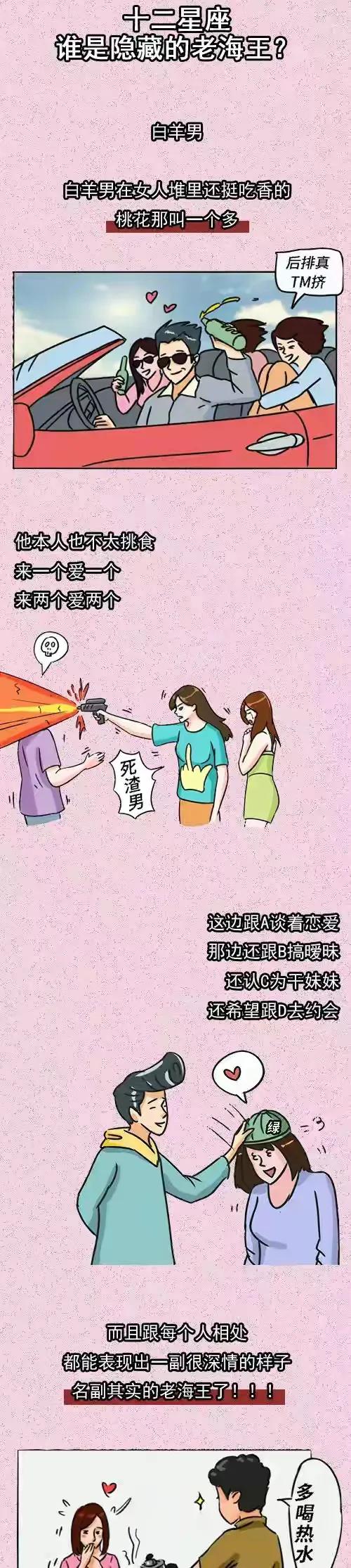 漫畫:十二星座誰是隱藏的老海王? 漫畫:十二星座誰是隱藏的老海王?