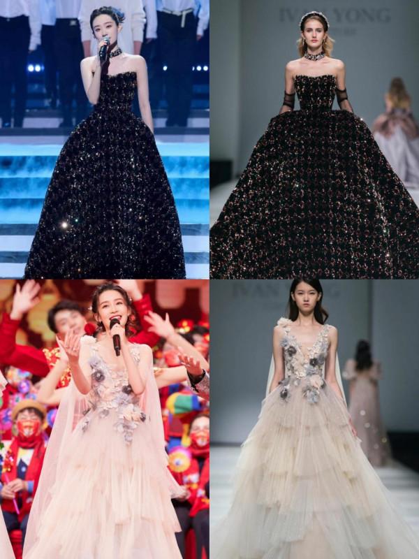 超模身材無敵、金色禮服美爆，唐嫣今年的幾身造型真是太好看了