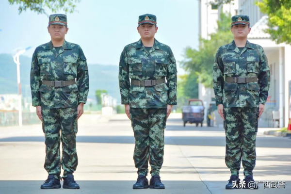 閃光事 | 喔唷！咱廣西武警來了“三胞胎”新兵！