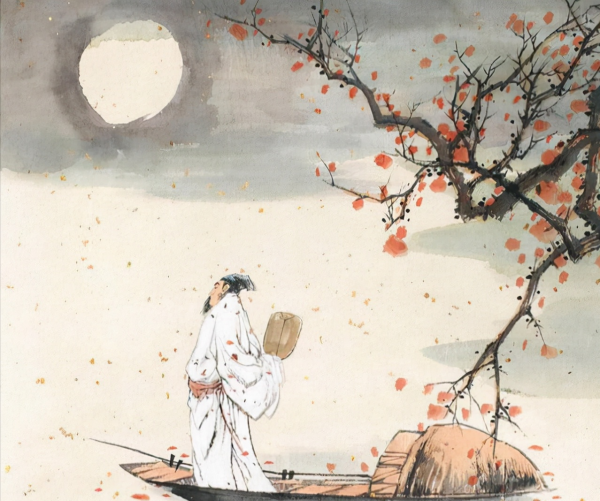 秋色深深盡蕭瑟，誰怕？一蓑煙雨任平生，亦念秋涼