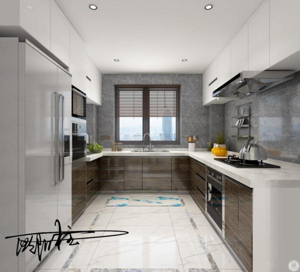 141㎡臺式風格色彩上灰色面質感較為多，空間構成中提升了厚重感