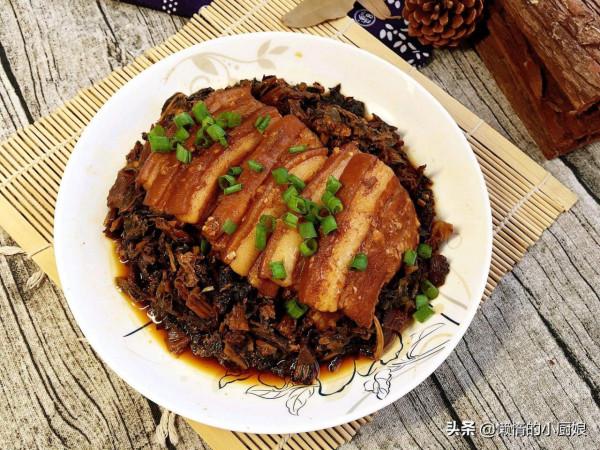 用5塊錢的五花肉這樣做梅菜扣肉，肥而不膩，瘦而不柴，實在是香