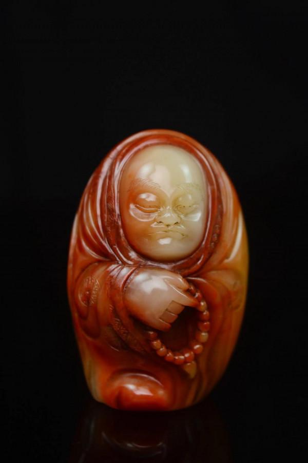 壽山石 芙蓉石 羅漢