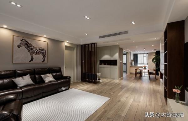 “雙眼皮”吊頂，開放式廚房，她家現代時尚，暖暖的北歐風超治癒