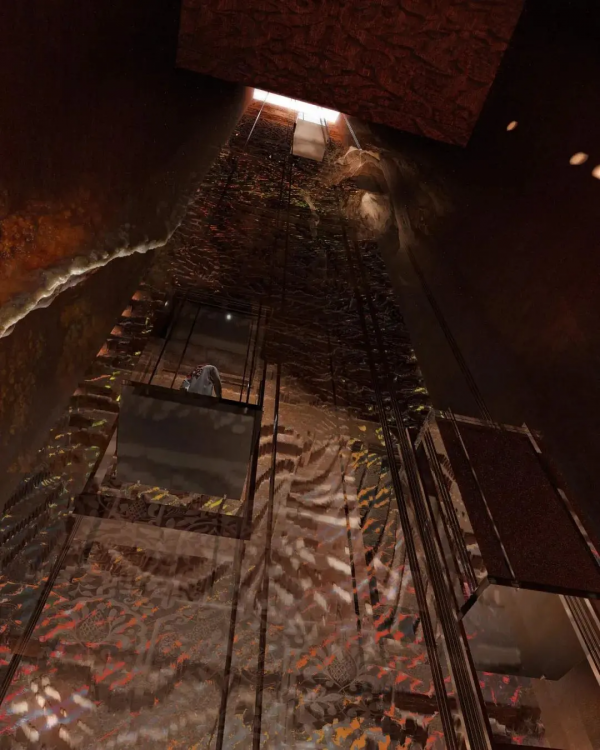 花3億在岩石中&quot;鑿&quot;出一個酒店，表面普通，內部卻大有乾坤