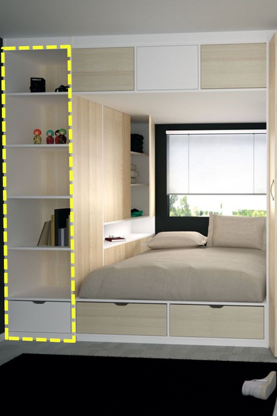 一語點醒夢中人,榻榻米側面40公分寬做窄櫃,小房間又多1㎡收納 一語點醒夢中人,榻榻米側面40公分寬做窄櫃,小房間又多1㎡收納