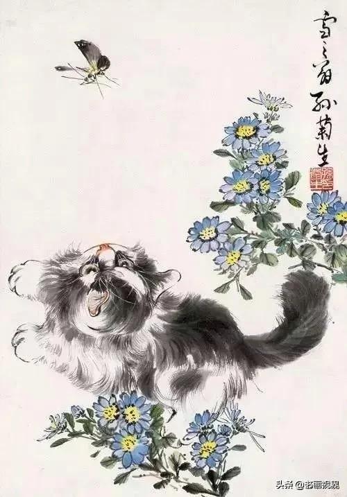 孫菊生筆下的貓有多精彩？看看這46幅國畫吧