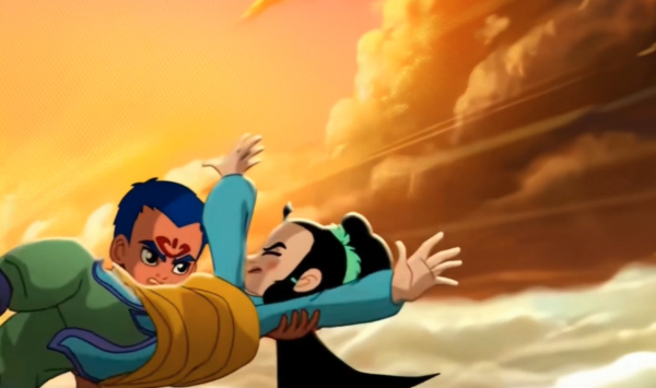 動畫版《水漫金山》，法海他也懂愛，和小青甜甜蜜蜜