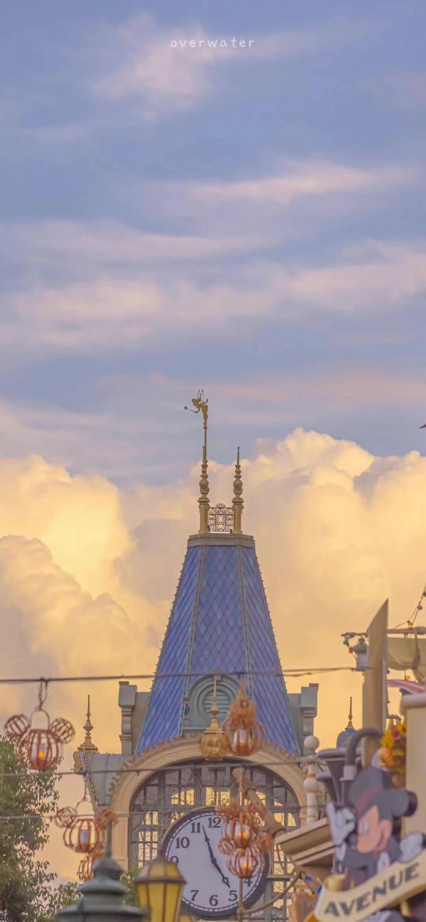 浪漫夢幻的冬日迪士尼攝影桌布，這也太治癒了