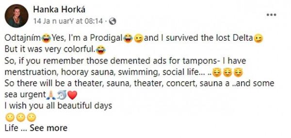 捷克反疫苗女歌手，為出門玩故意感染新冠，還來不及開心就悲劇了