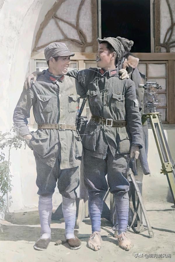 告別抗日神劇，15張八路軍上色老照片，還原根據地戰士的真實面貌