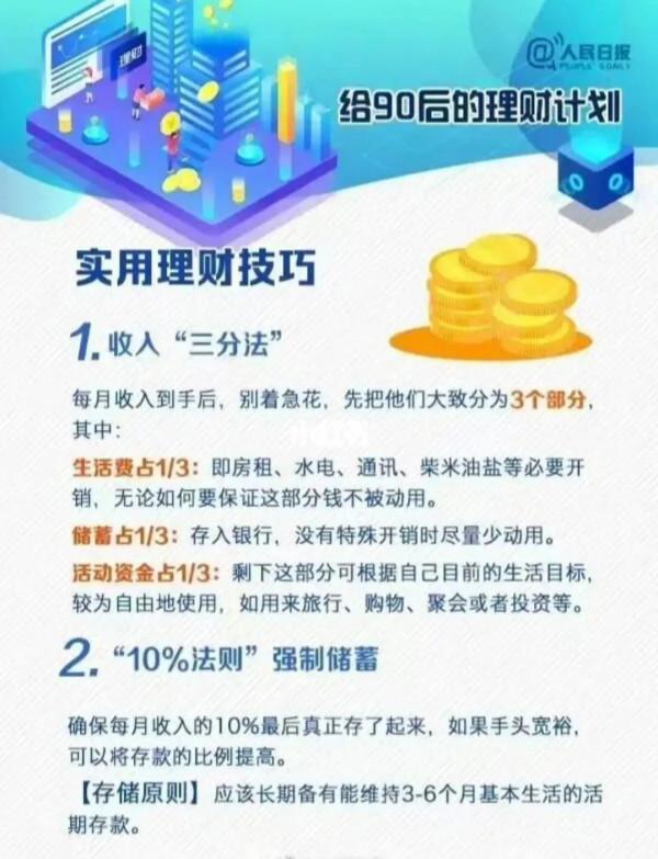 人民日報給到的理財計劃，拿去