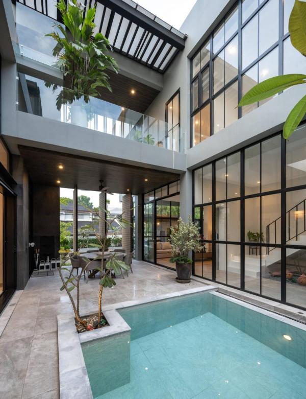 雙層別墅不豪裝,上有露臺花園下有庭院泳池,這才是我向往的豪宅 雙層別墅不豪裝,上有露臺花園下有庭院泳池,這才是我向往的豪宅