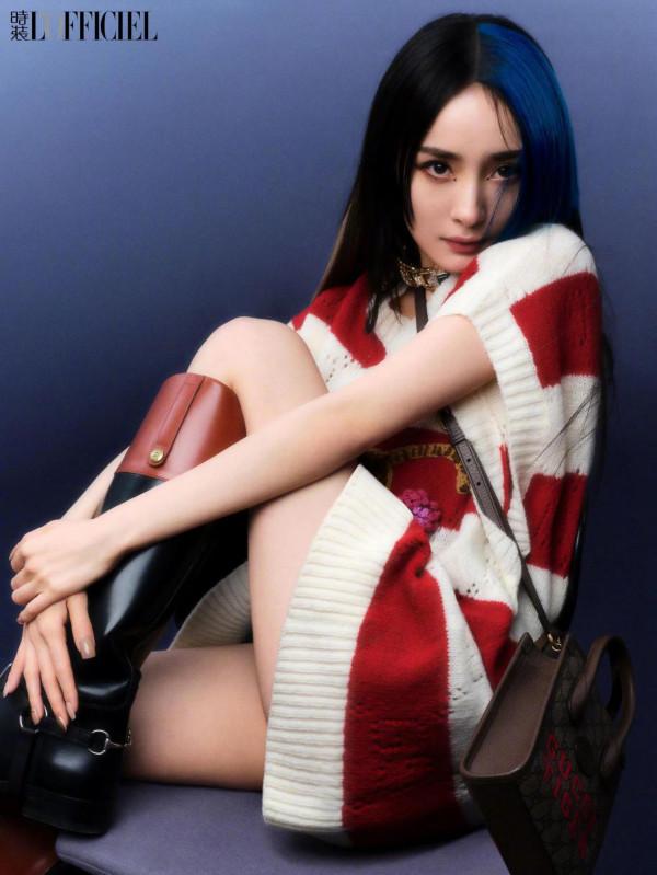 楊冪大片，楊冪第三次為@時裝LOFFICIEL 開年