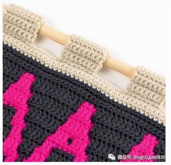 「針織作品」最新的用馬賽克編織技術製作的毯子及家居小物
