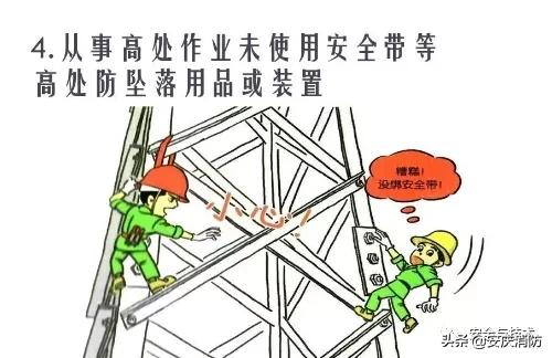 最新安全生產百錯圖及漫畫！（收藏學習）