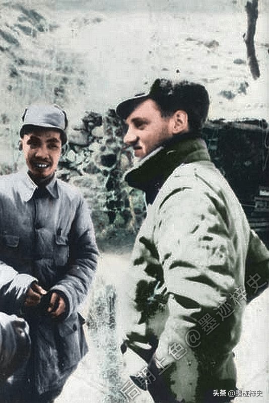 河北老照片：阜平姑娘送心上人上前線，淶源八路軍與日俘同桌吃飯