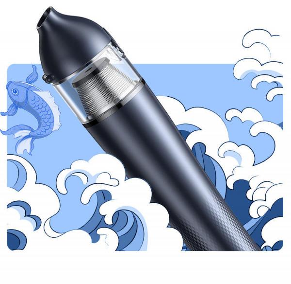 綠聯推出手持行動式吸塵器，錦鯉外形很吸睛，治癒你的小潔癖