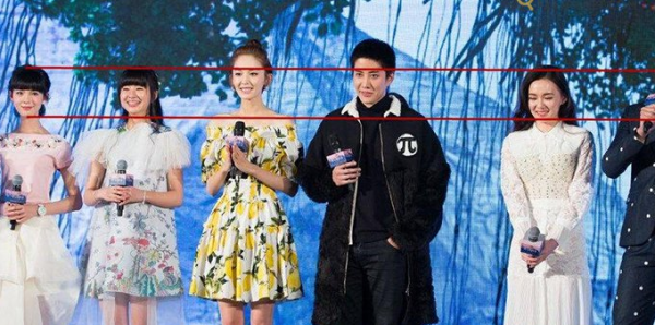 蘿莉臉太騙人！竟是隱形高個，看臉150看腿170，原來錯怪男星矮了