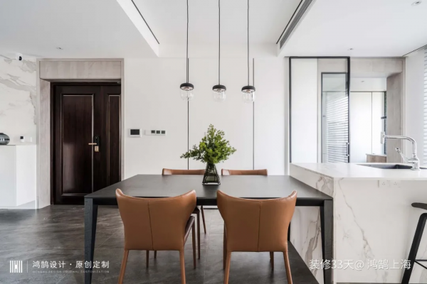 中島餐廳，多功能書房，現代質感大三室