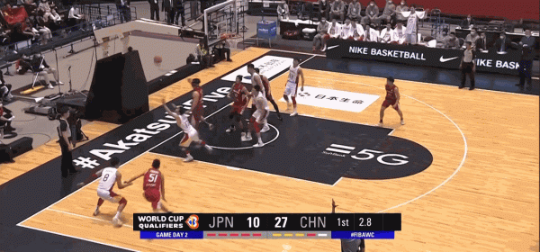 男籃世預賽-趙睿27+5張鎮麟17分 中國33分狂勝日本雙殺對手