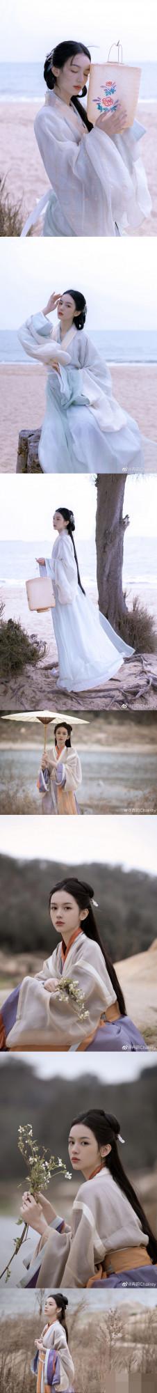 中秋就是要穿漢服！同一個攝影師同樣的漢服造型，女星們來比美啦