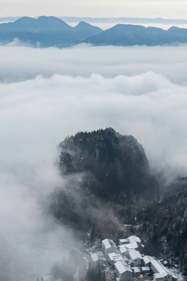 過了臘八就是年｜恩施大峽谷雪景的正確開啟方式