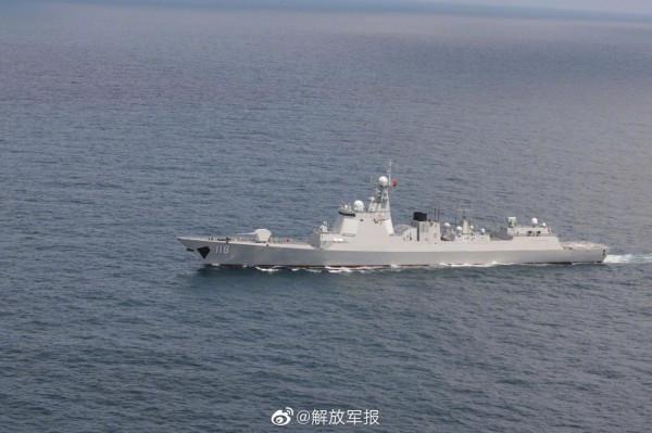 海軍第39批護航編隊航渡途中開展針對性訓練