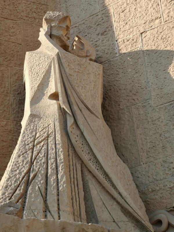 在巴塞羅那聖家大教堂 在巴塞羅那聖家大教堂