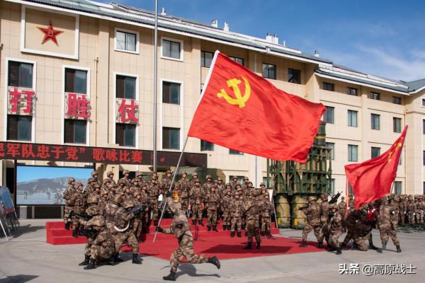 軍歌嘹亮！高原軍營展開主題歌詠比賽