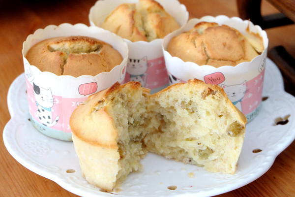 香蕉葡萄乾麥芬蛋糕