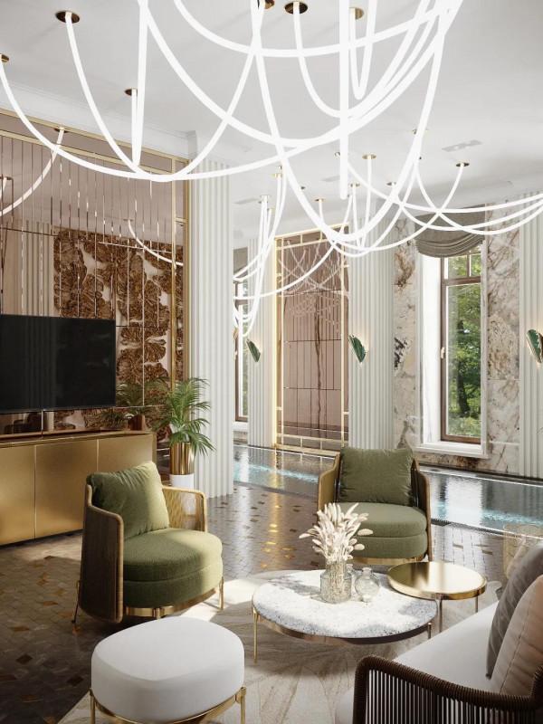 1100㎡奢華精緻的現代豪宅，室內裝飾太華麗，簡直讓人挪不開眼