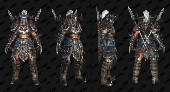 暗黑破壞神：不朽封測野蠻人盔甲套裝
