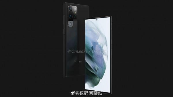 三星S22Ultra渲染圖 三星S22Ultra渲染圖