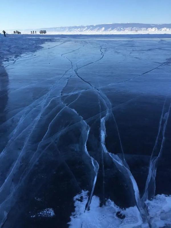貝加爾湖藍冰絕美風景
