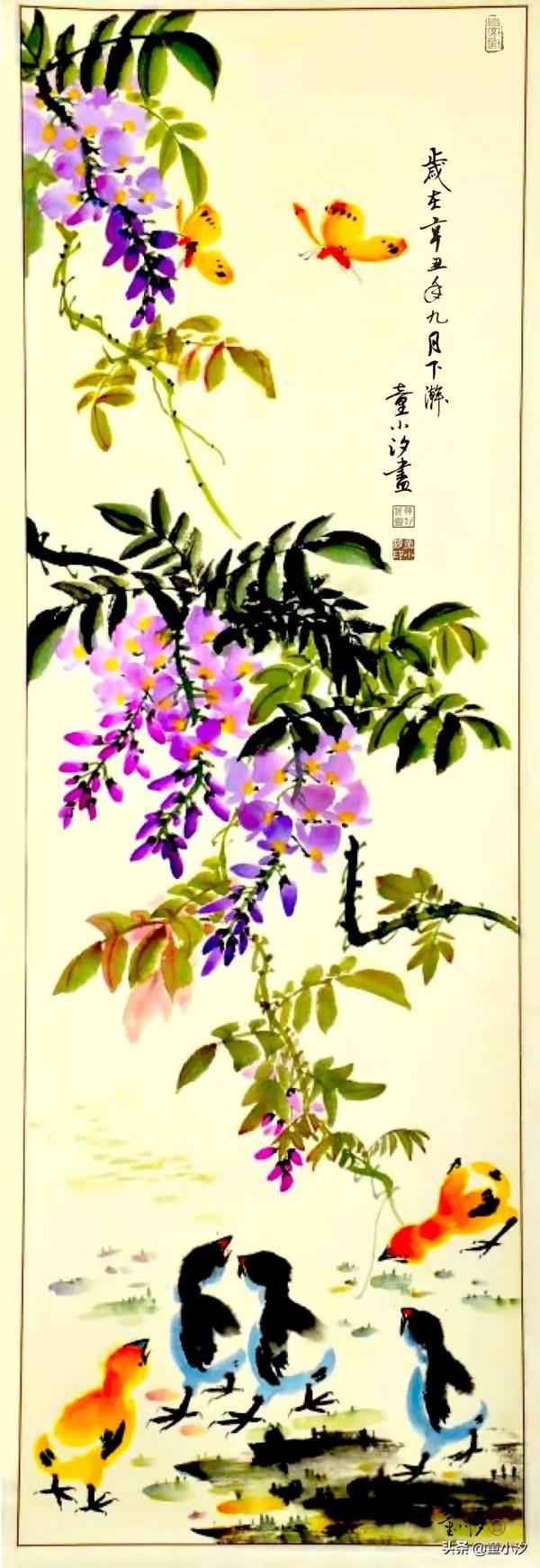 江山風月賦——幽居之趣 紫藤水墨