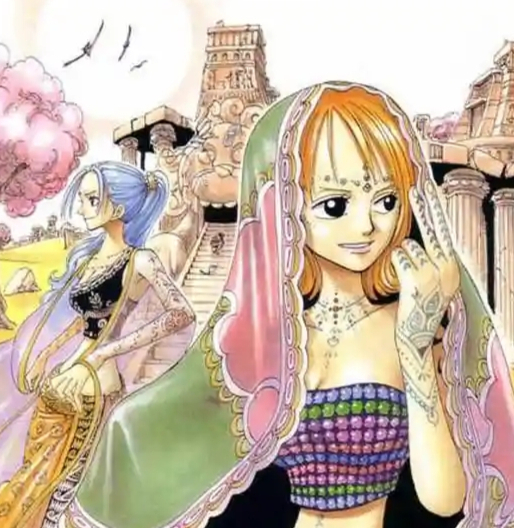 海賊王1026話，扉頁上出現24年前的伏筆，娜美的這個小細節，很贊