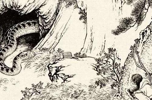 民間故事：阿婆去接生，路上遇見母蛇難產，她舉手之勞卻救了自己