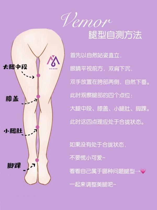 VEMOR變美乾貨｜你瞭解你的腿形嗎？