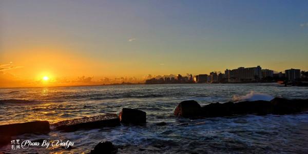 波多黎各之旅（三）第一縷陽光總偏愛聖胡安 加勒比海觀日出
